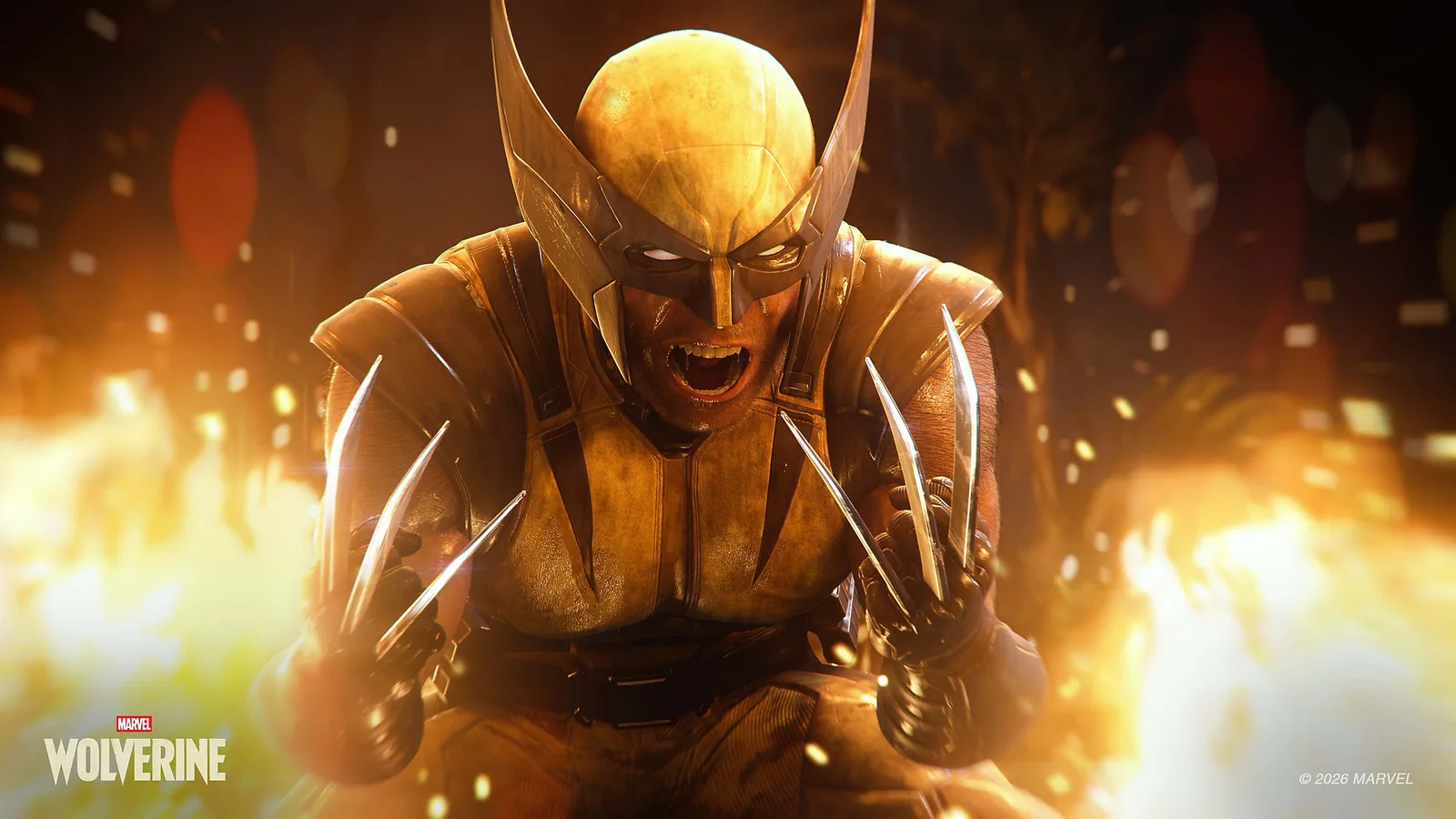 Logan reveals his adamantium claws beneath cold industrial light